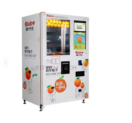 کیفیت  TA01 Orange Fresh Juice Vending Machine Automatic Cash Coin Card Payment کارخانه