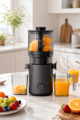 کیفیت  Fresh Smart HJ303 Extra-Wide Slow Masticating Juicer – The Juice Revolution Starts Here with 155mm Chute, 2400ml Hopper, 200W Cold Press & Self-Cleaning کارخانه
