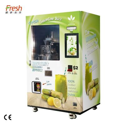دستگاه فروش نیشکر تازه 220 ولتی چند کاره دستگاه آبمیوه گیری تجاری نیشکر