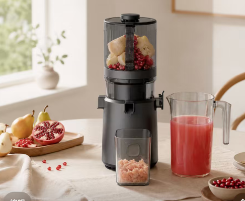 آبمیوه گیری آرام و هوشمند Fresh Smart HJ303 با دهانه فوق العاده عریض – آبمیوه گیری خانوادگی تمام میوه با دهانه 155 میلی متری، مخزن 2400 میلی لیتری، پرس سرد 200 وات و خود تمیز شونده