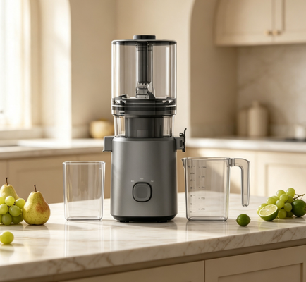 آبمیوه گیری کند و هوشمند Fresh Smart HJ303 با دهانه فوق عریض – یک آبمیوه گیری، یک آناناس کامل، امکانات بی‌پایان با دهانه 155 میلی‌متری، مخزن 2400 میلی‌لیتری، پرس سرد 200 وات و خود تمیز شونده
