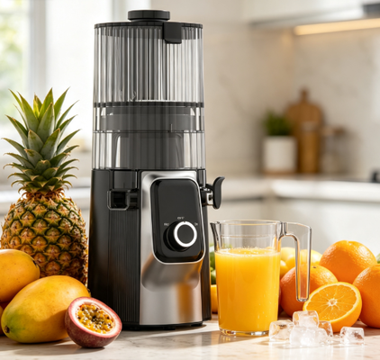 آبمیوه گیری کند مدل Fresh Smart HJ102C – آبمیوه گیری که آشپزخانه شما را با ۳ سرعت قابل تنظیم، دهانه عریض ۱۳۵ میلی‌متری، پرس سرد ۲۰۰ وات و خود تمیز شونده به قلب زندگی سالم تبدیل می‌کند