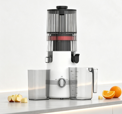 آبمیوه گیری کند Fresh Smart HJ102B – اولین قدم خانواده شما به سوی سلامتی بهتر با دهانه 135 میلی‌متری، پرس سرد 200 وات، خود تمیز شونده و طراحی ایمن هوشمند