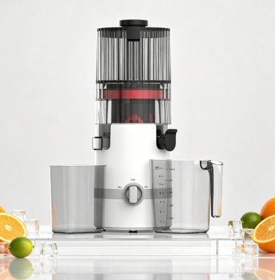آبمیوه گیری آرام و هوشمند Fresh Smart HJ102B - مورد علاقه خانواده با ایمنی قفل خودکار، دهانه 135 میلی‌متری، پرس سرد 200 وات و تمیزکننده خودکار برای سلامتی روزانه