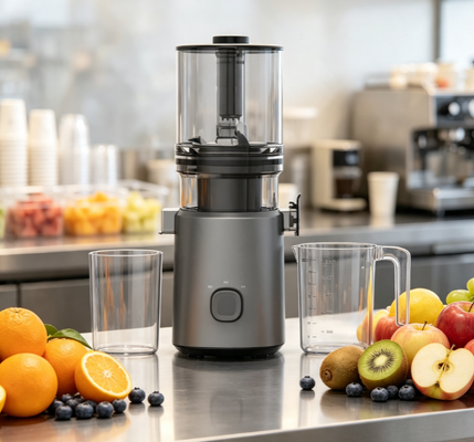 آبمیوه گیری آرام و کند Fresh Smart HJ303 — پر سر و صدا نیست. فقط قابل اعتماد است.