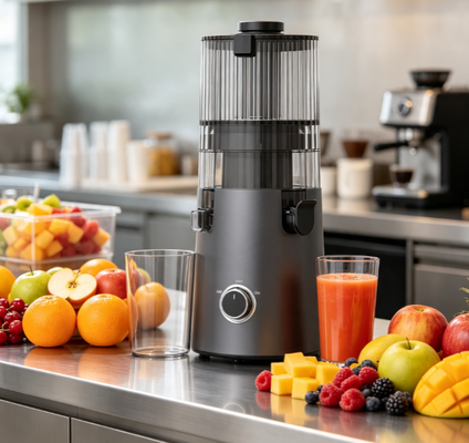 آبمیوه گیری آرام و هوشمند Fresh Smart HJ103A — سبک روی پیشخوان. سبک در ذهن